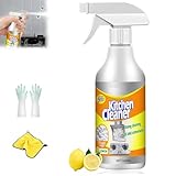 500 Ml KüChenreiniger Aibor, öLfleckenspray Zum Entfernen In Der KüChe, Hochleistungs-FettlöSer, Allzweck-SprüHreiniger FüR Autos, KüChenherd, KüChentheke Und Mehr