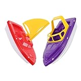 TOYANDONA 2 Teiliges Set Strandspielzeug Mini Badespielzeug Badewannenspielzeug Für Kleinkinder Im Alter Von 3–4 Jahren Badeboote Für Kleinkinder Im Alter Von 1–3 Bootsspielzeug Für