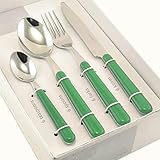 Besteck Brio 24-teilig in verschiedenen Farben, Eme Besteckset (Grün 67)