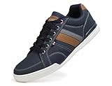 AX BOXING Freizeitschuhe Herren Sneakers Walkingschuhe Mode Schuhe Leichte Trainers Sportschuhe Größe 41-46 EU (B_Blau, 43 EU)