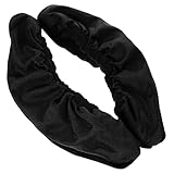 YARNOW 1 Paar Kufenschutz für Rollschuhe Schutz für Skating-Klingen Skateboard Schlittschuhklingenschutz Rostschutz für Schlittschuhe Eislaufabdeckung Skating-Kufenschutz Polyester Black