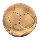 YARNOW Autogramm-Fußballspielzeug Tragbarer Signier-Fußball Fußball Kinder- Und Jugendfußball Trainings-Fußbälle Fußball Dicker Fußball Hallenfußball PVC Golden