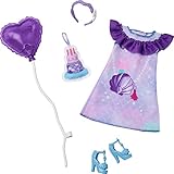 Barbie Kleidung, Vorschulspielzeug, Mein erstes Modepaket, Meerjungfrau-Thema Geburtstagszubehör, einfaches Verkleiden, Partyzubehör