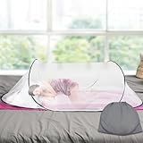 Moskitonetz Reise, Moskitonetz Bett, Zusammenklappbares Mosquito Netz Bett （200 X 80 X 56 cm ）