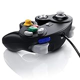 CSL - Nintendo GameCube Gamepad Controller - Nintendo Wii Wii U Gamepad - Vibrationseffekt - schwarz