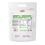 BWG Soja Isolat Protein Shake, 100% (Vegan und Laktosefrei) rein pflanzliches Eiweiss Pulver, Premium Sojaeiweiß, ohne Gentechnik, Vanilla, 1 x 2500 g