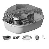 Gvvsjgdbis Hamsterkäfig Laufen Roller Skating Spielzeug Transparent Schloss Geeignet Mäuse Hamster Meerschweinchen Kleintiere Zubehör D