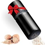 ZOLMER® Muskatnuss Mühle mit Vorratsbehälter I Extra scharfes Mahlwerk für feinstes Muskatpulver I Muskatmühle aus Edelstahl für Muskatnüsse I Muskatreibe