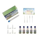 Jonikuper 1 Set Bodentest-Set, 10 ml Bodentest-Set für detaillierte Boden-Nährstoff-Tests, für Gärten, Gemüse, Blumen und Rasen, schnelle Messung des NPK-Gehalts