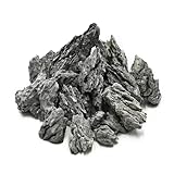 KINGRUI Natürliche Seiryu Steine 3-6cm – Dekorative Natursteine für Bonsai, Miniaturgärten, DIY Projekte, Aquarien & Terrarien – 1kg