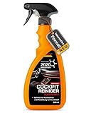 2020 Polychrom Cockpit Reiniger 500 ml – Glanz Effekt, UV-Schutz, Antistatik, Staubabweisend, Vanille-Duft – Für Kunststoff, Vinyl und Armaturenbrett-Reinigung