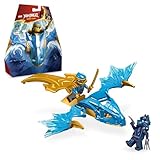 LEGO NINJAGO Nyas Drachengleiter, Ninja-Set mit Drachen-Spielzeug und Figuren inkl. NYA-Minifigur mit Mini-Katana, kleines Geschenk für Jungs und Mädchen ab 6 Jahren 71802
