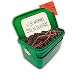 500 Kompostwürmer kaufen in 5L Kompoststarter Substrat - Eisenia Würmer produzieren Wurmhumus