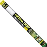 Exo Terra Natural Light, ideales Tageslicht für alle Reptilien, Amphibien, Wirbellosen und Pflanzen, Leuchtstoffröhre T8, 18W, 60cm, Gelb
