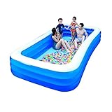 Übergroße Pool Verdickt Abriebfest Aufblasbarer Pool Familie Interaktion 36019668 cm Wasserparty im Garten