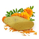 Dungl Schmied feste Seife Ringelblume - Handmade Soap - Naturseife ohne Palmöl - Pflegeseife - Körperseife für alle Hauttypen - milde Peeling Seife handgemacht - Seifenstück mit natürlichem Duft
