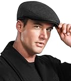Wantonfy Schirmmütze Herren Barett Cap Schiebermütze Barret Flat Cap Newsboy Baskenmütze