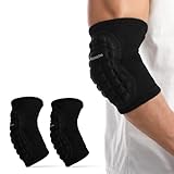 2Pcs Taktische Ellbogenschützer, verdickte Fußball-Ellbogenschützer aus Schwamm, Kollisionsschutz, Schutzausrüstung für Tanzsport, Ellbogen- oder Kniestütze, geeignet für Kinder, Männer und Frauen (L)