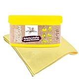 esnado - Bense & Eicke Lederbalsam mit Bienenwachs + 1 Profi Mikrofasertuch - Die Lederpflege für Glattleder, Sättel, Motorradkleidung (250 ml)