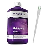 Weedness Plagron Fish Force 1 Liter - ph-senker Dünger Pflanzen Grow Anbau Indoor Down Granulat Tomaten Rasen Orchideen