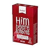 50 g Xucker Xylit-Bonbons 'Himbeere' ohne Talkum | Zuckerfreie Bonbons | Ohne Gentechnik | Vegan | mit natürlichem Aroma | zahnfreundlich