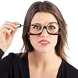Rotierende Make-Up-Brille Lupen Kosmetische Klappbrillen Werkzeuge Kit - 3.0