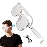 Intelligente Übersetzungsbrille, intelligente Simultandolmetscherbrille und Kopfhörer, Sprachübersetzungsbrille unterstützt 144 Sprachen, für Reisen, Geschäft, Studium