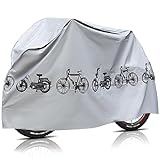 Fahrradabdeckung Wasserdicht, Verdickte Version Fahrrad Abdeckplane, 200x110cm Fahrradgarage Fahrrad Abdeckung für Mountain Bike/Road Bike/E-bike