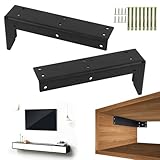 Regalhalterung, Winkel Schwerlastkonsole, Wandkonsole für Waschtischplatte, Waschtischkonsole, Regalhalter, Konsole Design und stabil Waschtischhalterung, TV-Ständer 22 * 8CM