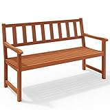 Casaria® Gartenbank Holz 320kg Belastbar FSC®-Zertifiziert Garten Akazie