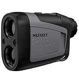 MiLESEEY Golf Entfernungsmesser mit Slope On/Off, 1000M Laser Entfernungsmesser mit Flag-Lock Vibration, Legal für Wettbewerbe, ±0,5M Genauigkeit, 6X Vergrößerung für Golf und Wandern