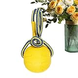 Sghtil Springball für Hunde, Jollyball für Hunde - Unzerstörbarer Trainingsball mit Griff, interaktives Spielzeug für Welpen zum Zahnen von Zähnen