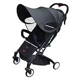 PandaEar Sonnensegel für Kinderwagen & Babyschalen – Universeller Sonnen- & Windschutz mit UPF 40+ – Atmungsaktiver UV-Schutz für Buggy, Kinderwagen & Babywanne – Wasserdicht & Tragbar