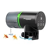 FREESEA Futterautomat Aquarium: Automatische Fischfütterung-Feuchtigkeitsbeständig Elektrisch Zeitschaltuhr Fischfutter Futterspend für Urlaub Goldfische Tank Outdoor Teich