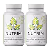 NUTRIM Superfood-Komplex – 2 x 60 vegane Kapseln mit Knotentang, Ingwer, Grünem Tee, Grünem Kaffee und Kardamom – natürliche Unterstützung für Ihre Ernährung - Nahrungsergänzungsmittel