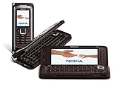 Nokia E90 Communicator Smartphone Moka + Karte 512 MB HSDPA/Quadband/GPS/App Foto 3,2 Megapixel/Bluetooth/MP3/Radio FM/Speicher rot