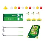 Verstellbares Golfspielzeug-Set, Kinder-Golfspielzeug-Set - Verstellbarer Golfschläger, einziehbares Golfspielzeug mit Putting-Matte,Lustiges Sportspielzeug mit Übungsloch, Golfspiele für Kinder