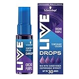 Schwarzkopf LIVE Color Drops Vegan Semipermanente Lila Haarfarbe 2 bis 12 Waschgängen haltbar Orchid Purple 30ml