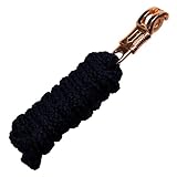 Führstrick Pferd mit Panikhaken Roségold - Anbindeseil für Pferde, Ponys, Shetty - Länge 2m Anbindestrick, Führleine - Navy