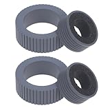 Mobestech 4 Stück Scanner Pager Roller Ersatzteil aus Langlebigem TPR Material Kompatibel mit Fujitsu Stabiler Scanner Pager Zubehör für Präzises Papiereinzugssystem