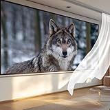 Diamond Painting Wolf Diamond Painting Erwachsene Groß XXL 90x200cm, 5D Diamant Art Bastelset Frauen Erwachsene Diamant Bilder Wald, DIY Puzzel Crystal Art Bilder für Deko Wohnzimmer Schlafzimmer qL45