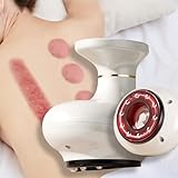 UUE Massagegerät, 3 in 1 Schröpfgerät, Vakuum-Massager, Elektrisches Kratzinstrument, Intelligentes Schmerztherapiegerät, 55° Heißkompressen-Physiotherapie, für Zurück, Nacken, Schulter