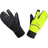 GOREWEAR GORE-TEX INFINIUM™ Thermo Split Handschuhe, Black/Neon Yellow, 8