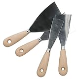Grillschaber, Grillschaber, Lebensmittelschaber, 4 Stück, Foodservice-Schaber, Schräg, Edelstahl, Schräg, Grillreinigung, Küchenwerkzeuge für Lebensmittelservice, Reinigungsmittel