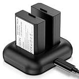 ENEGON Ersatzbatterie (2er Pack) und Rapid Dual Ladegerät für Canon LP-E10 und Canon EOS Rebel T3 T5 T6 T7, Kiss X50 X70, EOS 1100D, EOS 1200D, EOS 1300D, EOS 2000D, 1500D 3000D 4000D Digitalkamera