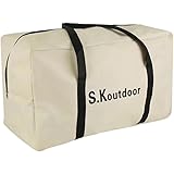 Tubayia Aufbewahrungstasche für Camping-Picknick, Organizer für Klapptische und Stühle, multifunktionale Tragetasche, Aufbewahrungskoffer für, Strand (S)