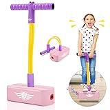 faentwc Spielzeug Mädchen 3-10 Jahre, Spielzeug für Draußen ab 3-8 Jahren Weihnachten Geschenk Spielzeug ab 3-8 Jahre Mädchen Garten Spielzeug Hüpfstange Kinder Stelzen Kinder Mädchen Spielzeug