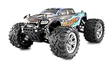 M-Land Monstertruck, RC ferngesteuert, 48km/h 4WD 1:16 RTR blau inkl. Fernsteuerung, Akku, Ladekabel