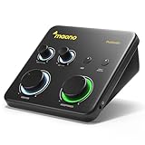 MAONO Audio Mixer für PC: Interface mit XLR-Eingang 24-bit/192kHz Routing-Software LOOPBACK ASIO-Treiber für Musikaufnahme, Home-Studio, Gitarre, Podcast, Streaming, DAW (PS22 Lite Schwarz)
