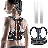 Rücken Geradehalter, Haltungskorrektur Rücken Damen Herren, Gerader Rücken Geradehalter, Posture Corrector Men, Verstellbarer Schultergurt Haltungskorrektur, Rückenstütze - Rückenstützgürtel(30'-45')
